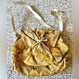 Vintage All Leather/Snakeskin Bag!!